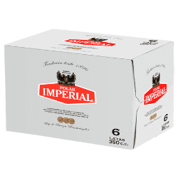 Cerveza Lata Imperial Lager Especial, 6x350cc