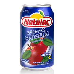 Jugo Natural Manzana Natulac, Lata 340 ml