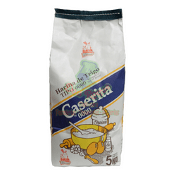 Harina Trigo 0000 Caserita, 5 kg