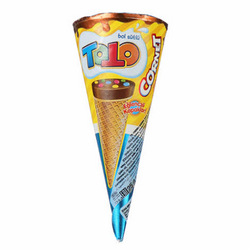 Cono Barquillo Avellana Toto Cornet, 25 gr