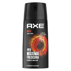 Desodorante Axe Musk Canela y Ambar, 150ml