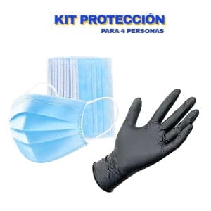 Kit protección Covid-19 (para 4 personas)