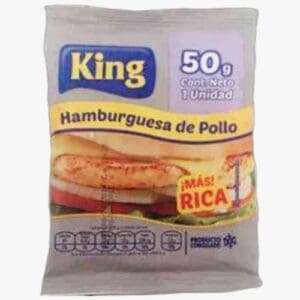 Hamburguesa Pollo King, 50 gr