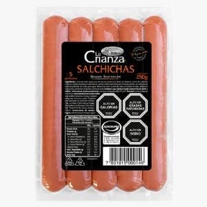 Salchichas La Crianza, 250 gr