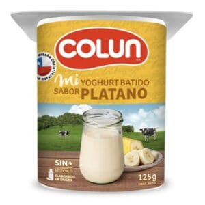 Yogurt Colun PLATANO1 Und, 125 gr
