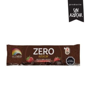 Galleta EcoVida ZERO AZUCAR chocolate y toques de frutilla 225gr