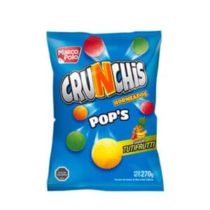 Crunchis Horneados POP'S Sabor tutifrutti, 200gr