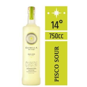 Pisco sour, Estrella del elqui. 750 cc