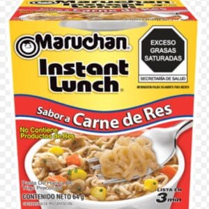 Sopa Instantánea MARUCHAN sabor carne de res 64GR