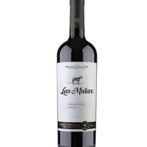 Vino tinto las mulas reserva, carmenere 750ml