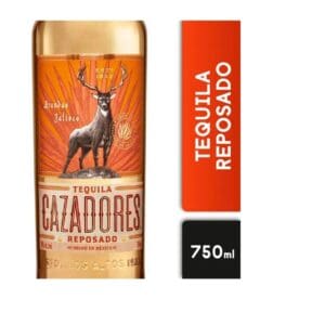 tequila, cazadores reposado 750ml