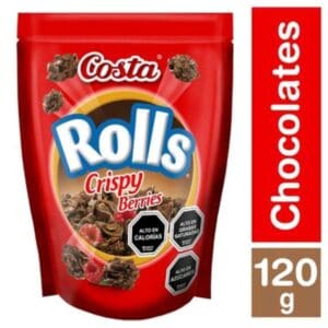 Chocolate Costa Rolls Crispy Berries ,120gr