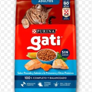 Alimento de Gato Purina Gati Sabor PESCADO y SALMON, 1kg