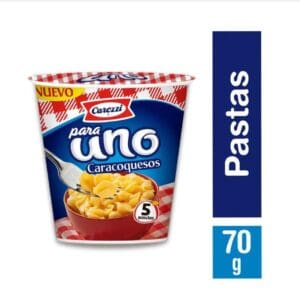 Pasta para uno, Caracoquesos 70gr