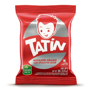 Alfajor Tatin Dulce de leche. 33 gr