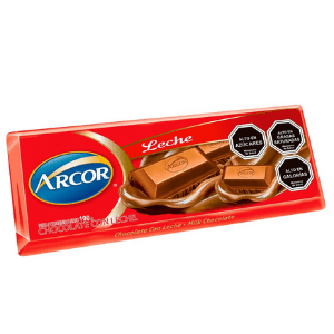 Chocolate con Leche Arcor, 100 gr