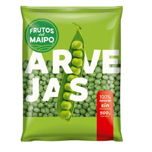 Arveja grano Frutos del Maipo, 500 gr
