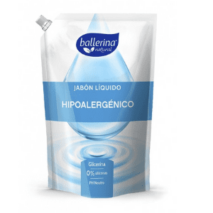 Jabon Liq Ballerina Hipoalergenico, 900 ml
