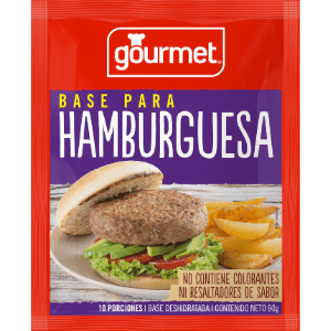 Base Hamburguesa Gourmet, 90gr