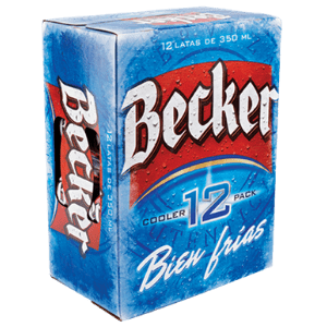 Cerveza Becker lata, Maleta 12x354 cc