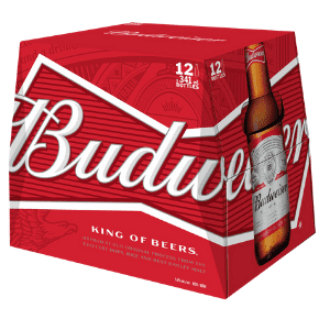 Cerveza Budweiser Botellin, 12x355 ml