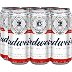 Cerveza Budweiser Lata, 6x473cc