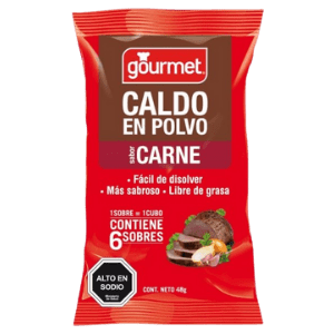 Caldo de Carne en Polvo Gourme , 48gr