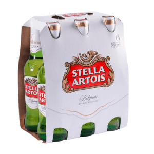 Cerveza Stella Artois, pack 6x330 ml