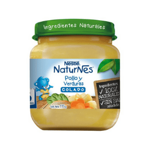 Colados Naturnes pollo y Verduras, 115gr