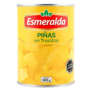 Conserva de Piña en trocitos Esmeralda, 565 gr