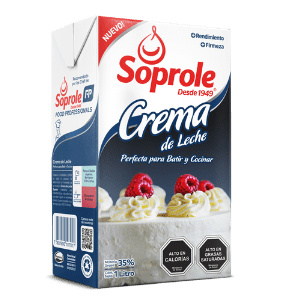 Crema de leche Soprole, 1 lt