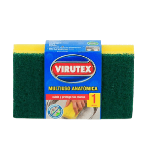 Esponja Lisa fibra Virutex, 1 un