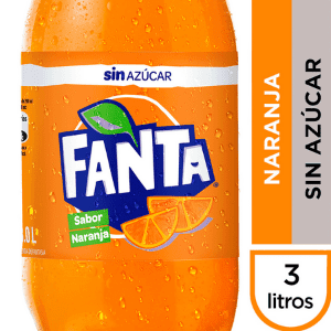Bebida Fanta Zero, 3 lts