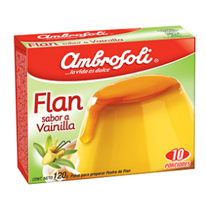 Flan Vainilla Ambrosoli, 90 gr