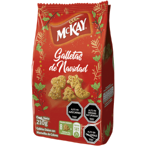 Galletas Navideñas Mckay ,210grs