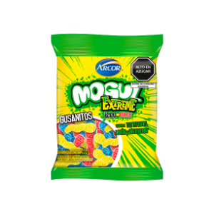 Gomitas Mogul Extreme Gusanitos, 25gr