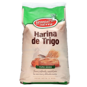 Harina Trigo 0000 Granjas de la Sierra, 5 kg