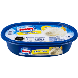 Helado Savory Cassata Piña, 1 lt
