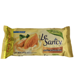 Jabon de Baño Le Sancy Almendras, 3x90 gr