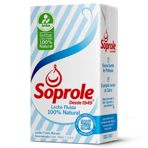 Leche Descremada Soprole, 1 lt