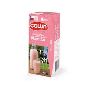 Leche Frutilla Colun , 1 litro