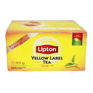 Te Lipton Yellow Label, 20 bolsitas