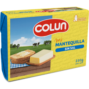 Mantequilla Sin Sal Colun, 250 gr