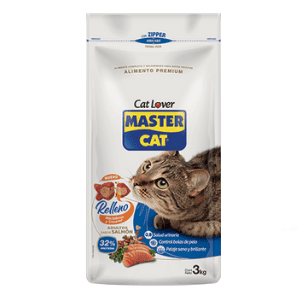 Alimento de Gato Master Cat Relleno de Salmon, 3 kg