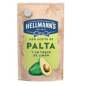 Mayonesa Hellmanns con Aceite de Palta, sachet 80 gr