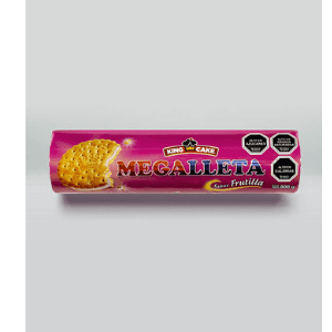Megalleta Frutilla King Cake, 500 gr
