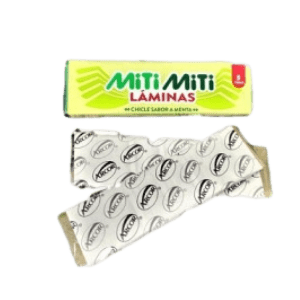 Chicle de menta en laminas, 5 un