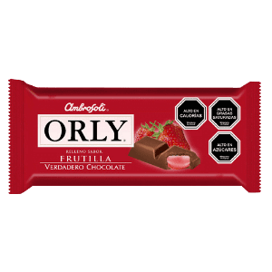 Chocolate Frutilla Orly 95gr