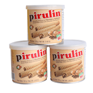 Pirulin Chocolate y Avellana, 155 gr