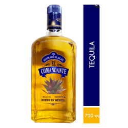 Destilado de Agave El Comandante con Gusano (Tequila), 750 ml